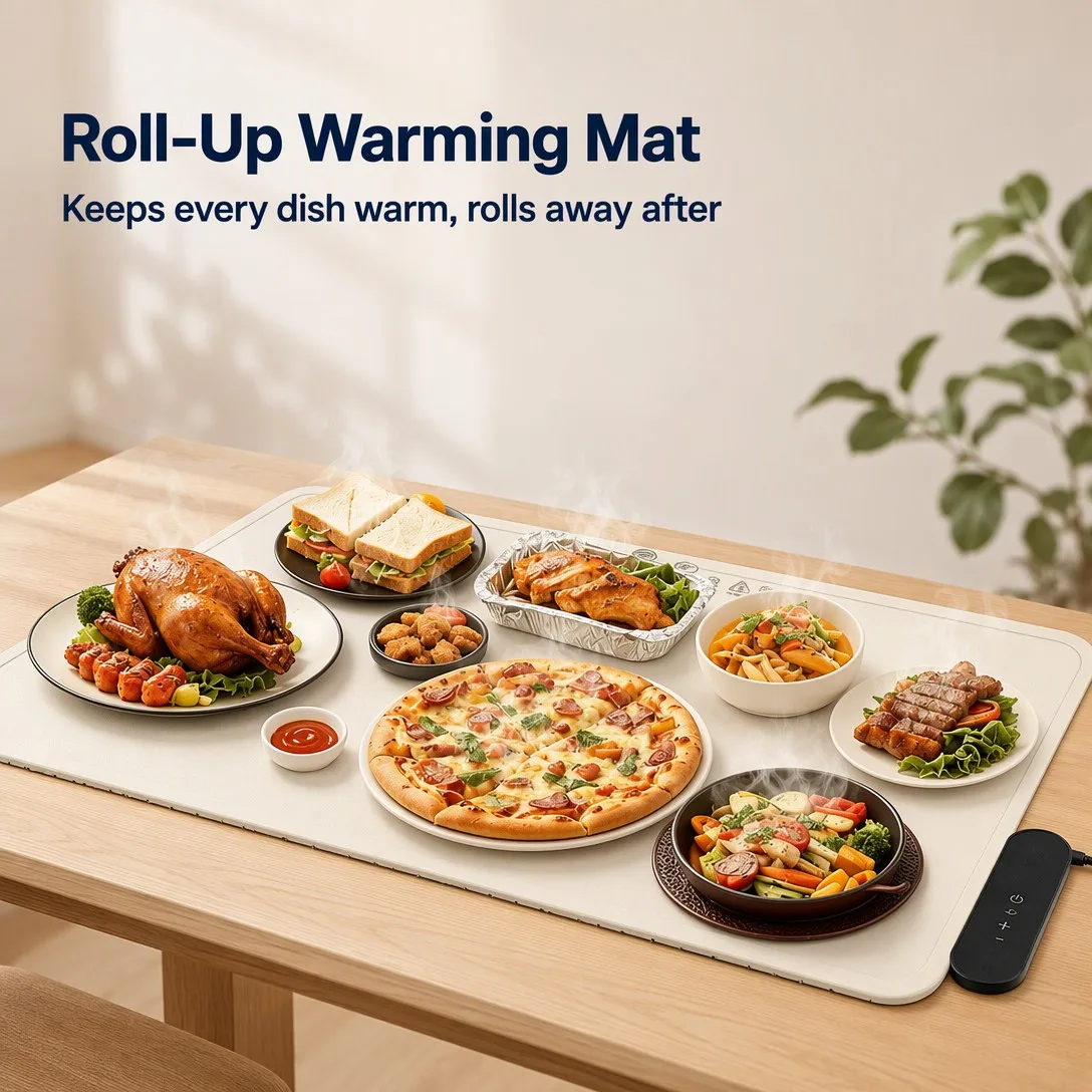 Roll Up Electric Warming Mat - Large with Temperature Control - detail view 4