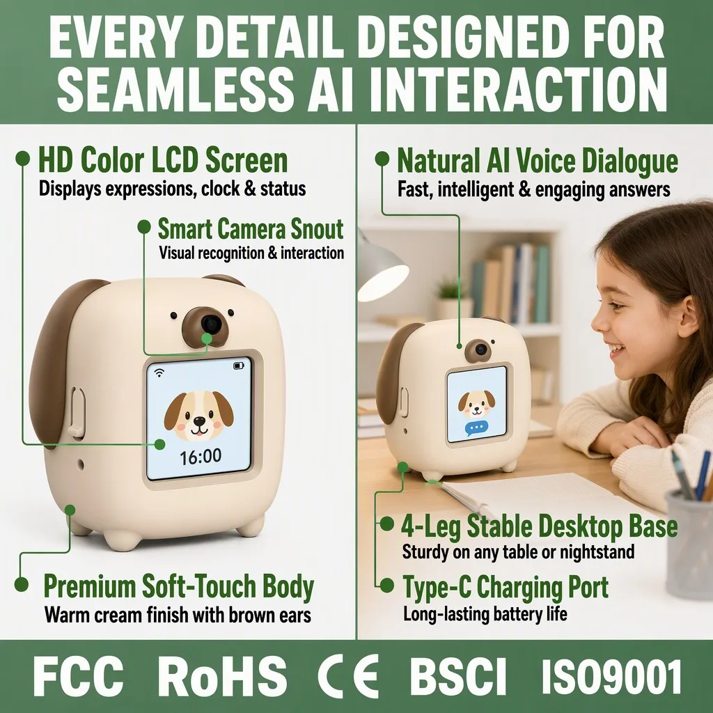 AI Robot Toy for Kids - Early Education Learning Companion - detail view 4