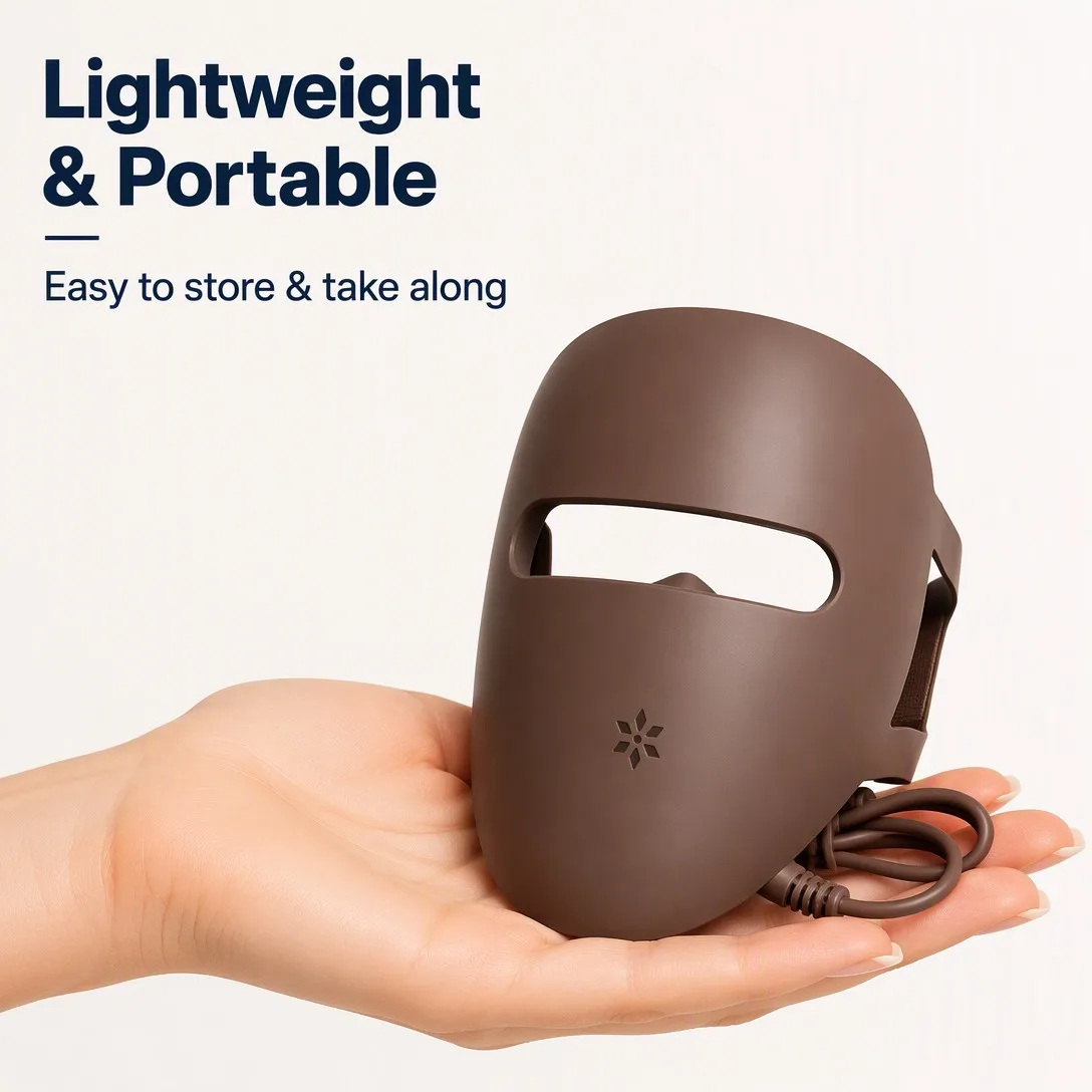 LED Face Mask Red Blue Light Therapy - Multi Color Photon - detail view 4