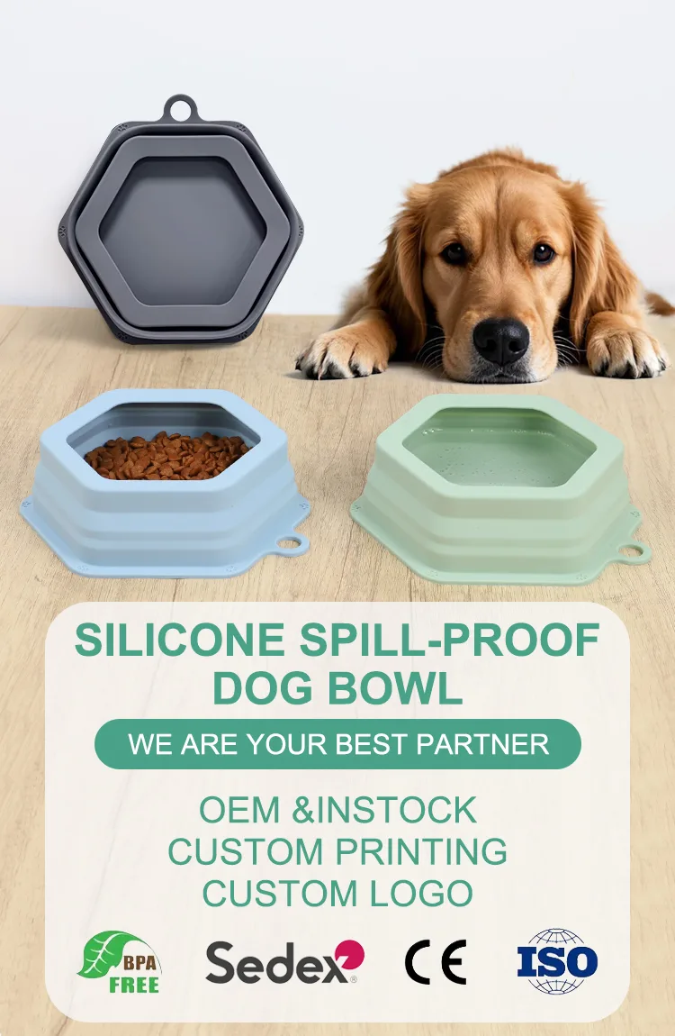 2025 New Arrivals Bpa Free Silicone Pet Bowl Slow Food Feeding OEM Wholesale Portable Feeder Dog Bowls - detail view 6