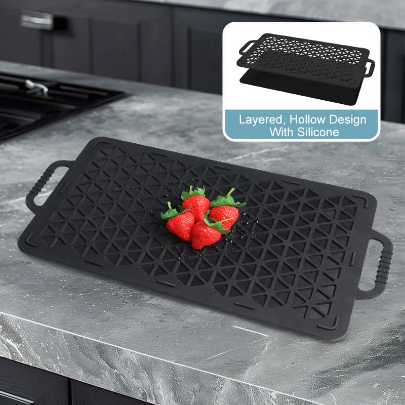 New High Quality Defrost Tray Thaw Frozen Food Defrost Master Kitchen Gadgets Meat Quick Defrosting Plate Board - detail view 2