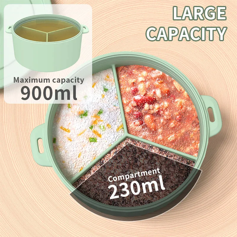 Top Ranking Food Grade Collapsible Silicone Vegetable Food Pot Microwave Steamer - detail view 2