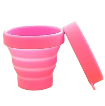 Modern Candy Color Silicone Telescopic Gargle Cup 200ml for Home Outdoor Sports Travel Business-Folding Advertising Cup Gift - detail view 10