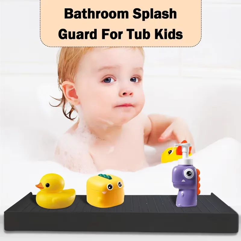 Kitchen Sink Splash Guard Premium Silicone Water Catcher Mat Sink Drainage Pad - detail view 2