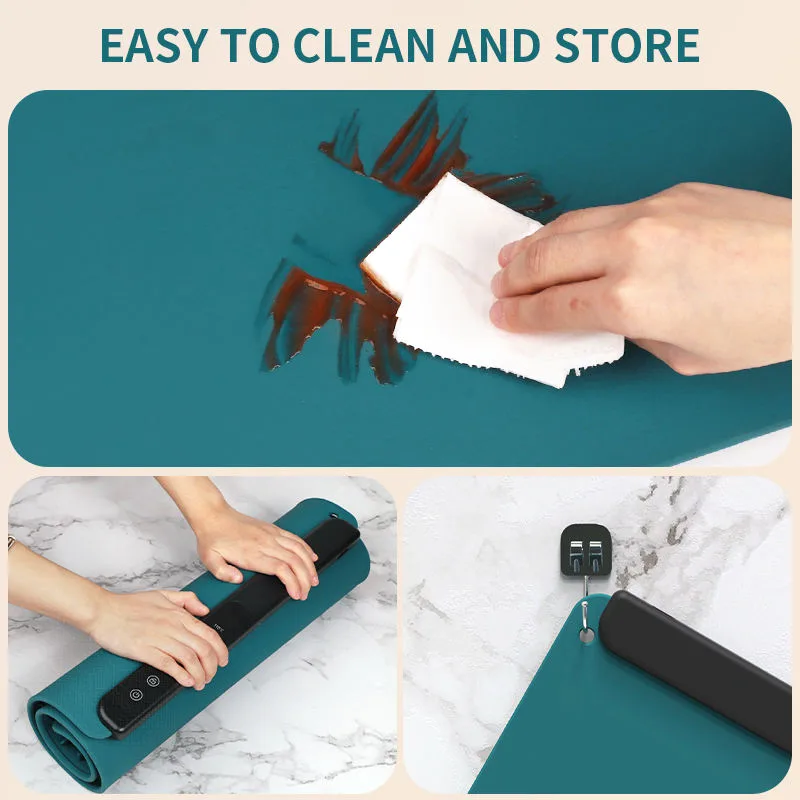 2026 New Arrivals Silicone Heat Pad Flexible Folding Kitchen Food Warmers Food Warming Mat - detail view 1