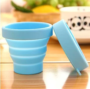 Modern Candy Color Silicone Telescopic Gargle Cup 200ml for Home Outdoor Sports Travel Business-Folding Advertising Cup Gift - detail view 11