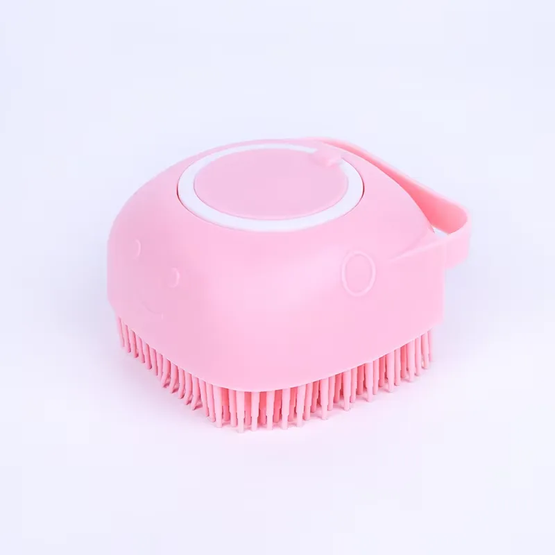 New Arrivals Custom Pets Brushes Bath Massage Brush Shampoo Dispenser Dog Grooming Tool Pet Cat Dog Bath - detail view 1