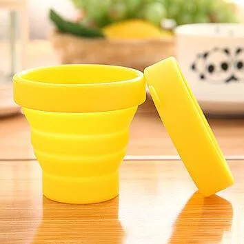 Modern Candy Color Silicone Telescopic Gargle Cup 200ml for Home Outdoor Sports Travel Business-Folding Advertising Cup Gift - detail view 5
