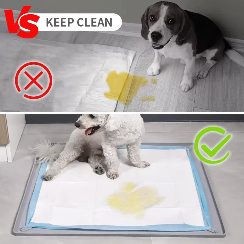 New Arrival Silicone Urine Mat Eco-Friendly Dog Diaper Pads Big Dog Pee Pad - detail view 4
