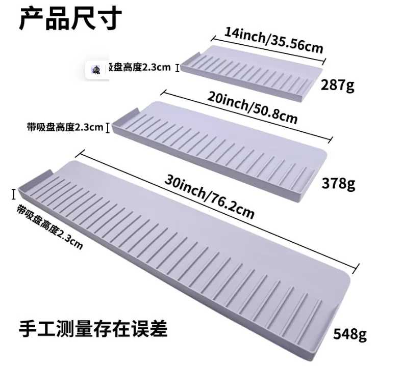 Kitchen Sink Splash Guard Premium Silicone Water Catcher Mat Sink Drainage Pad - detail view 5