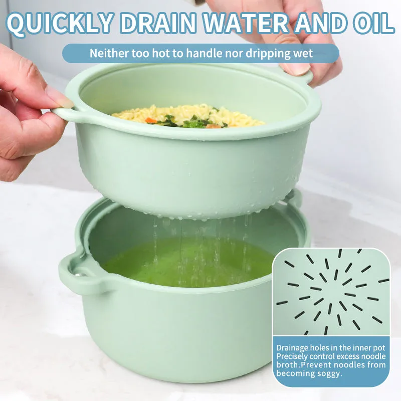 BPA-Free Eco-Friendly Silicone Microwave Steamer Lazy Food Steamer Bowl for Vegetables and Cooker Pot - Silicone microwave steamer P - detail view 2