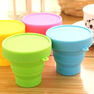 Modern Candy Color Silicone Telescopic Gargle Cup 200ml for Home Outdoor Sports Travel Business-Folding Advertising Cup Gift - detail view 7
