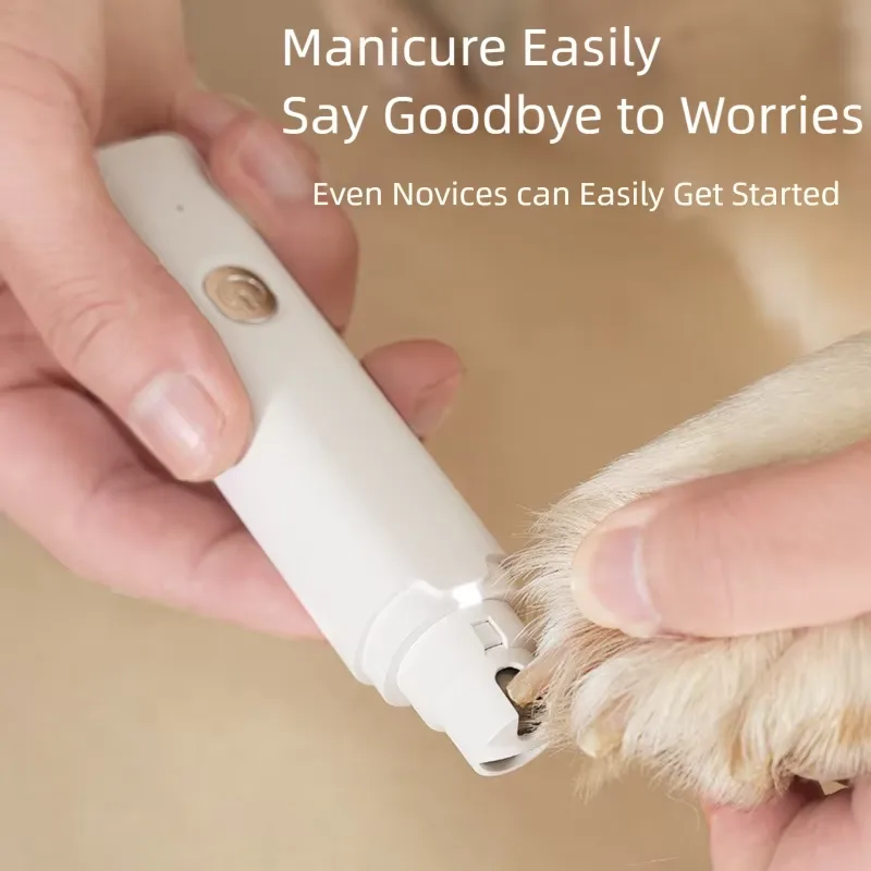 2026 Rechargeable USB Dog Nail Clippers ABS Quiet Pet Nail Grooming Trimmer Feature Portable Cat Paws Paws - detail view 11
