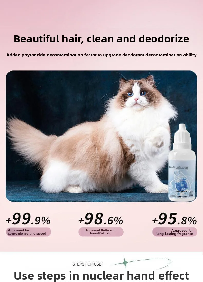 New Pet Steam Gloves Brush for Cats Dogs Hair Cleaning Pet Grooming Double-sided Cat Hair Removal Gloves Steam Brush - detail view 11