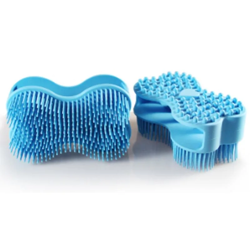 100% Silicone Gentle Nubs Massage Scrubber Skin Exfoliation Cellulite Treatment Silicone Brush Shower Baby Brush - detail view 5