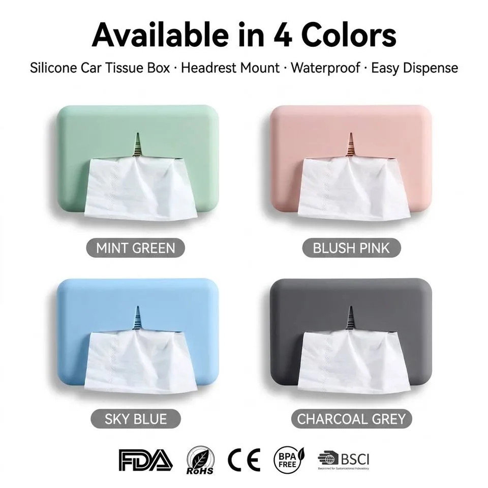 Custom Different Shape Waterproofing Dustproof Food-grade Silicone Rubber Part Silicone Tissue Case - detail view 2