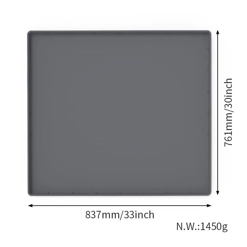 Silicone Kitchen & Bathroom Mat Protector Under-Sink Liner with Drain Hole for Drips Leaks Spills Pads & Cabinets - detail view 5