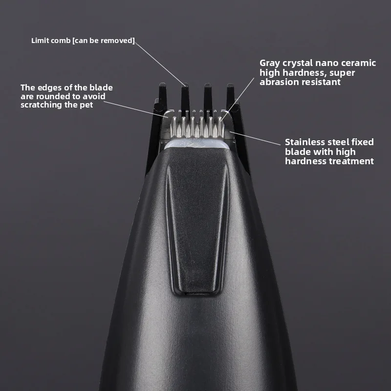 ABS Silent Electric Pet Hair Trimmer Grooming OEM Pet Cat Dog Foot Hair Shaver Trimmer - detail view 2