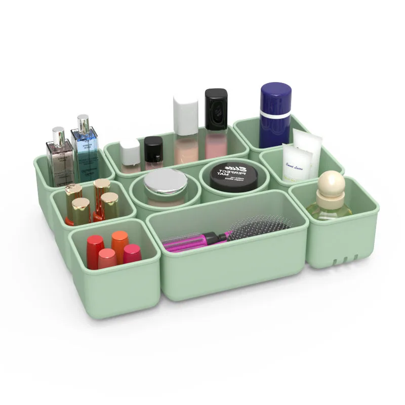 Silicone Make up Brush Nail Polish Lipstick Holder Case Organizer Storage Box - detail view 4