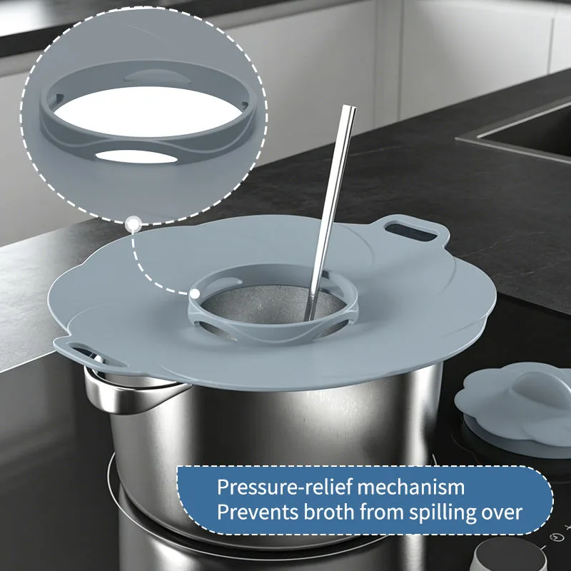 Silicone Lids for Pots, Pans, Cups, Set of Silicone Lids for Food Bowl Covers Food Storage BPA Free Silicone Bowl Covers - detail view 1