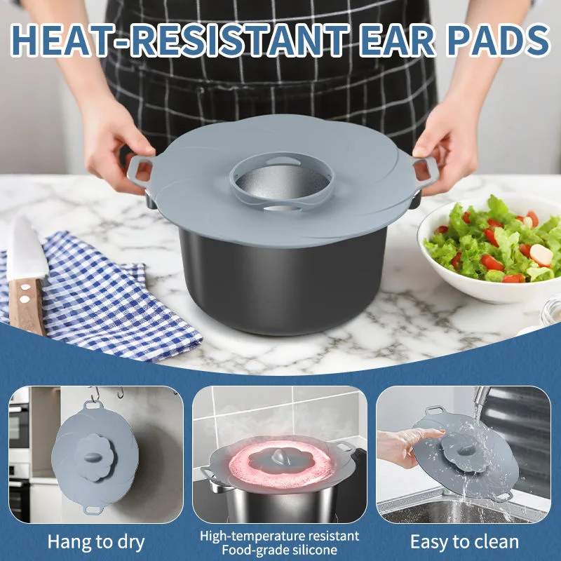 Silicone Lids for Pots, Pans, Cups, Set of Silicone Lids for Food Bowl Covers Food Storage BPA Free Silicone Bowl Covers - detail view 4