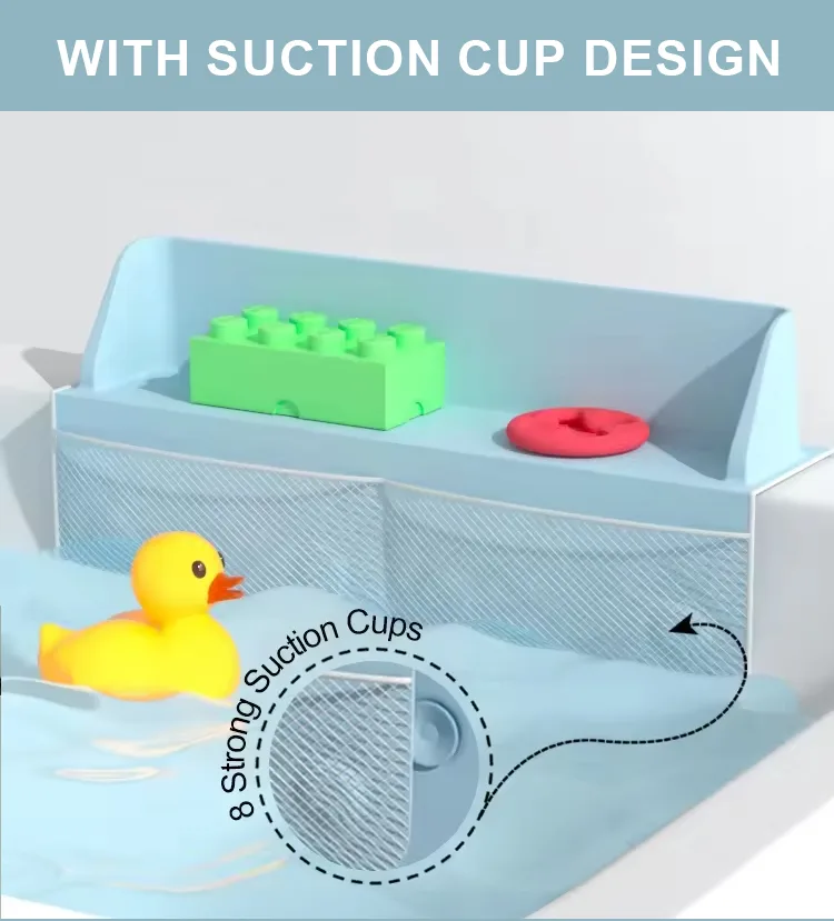 Bathroom Bathtub Corner Shower Splash Guard Detachable Play Shelf Area Bath Tub Topper Splash Guard for Bathtub - detail view 8