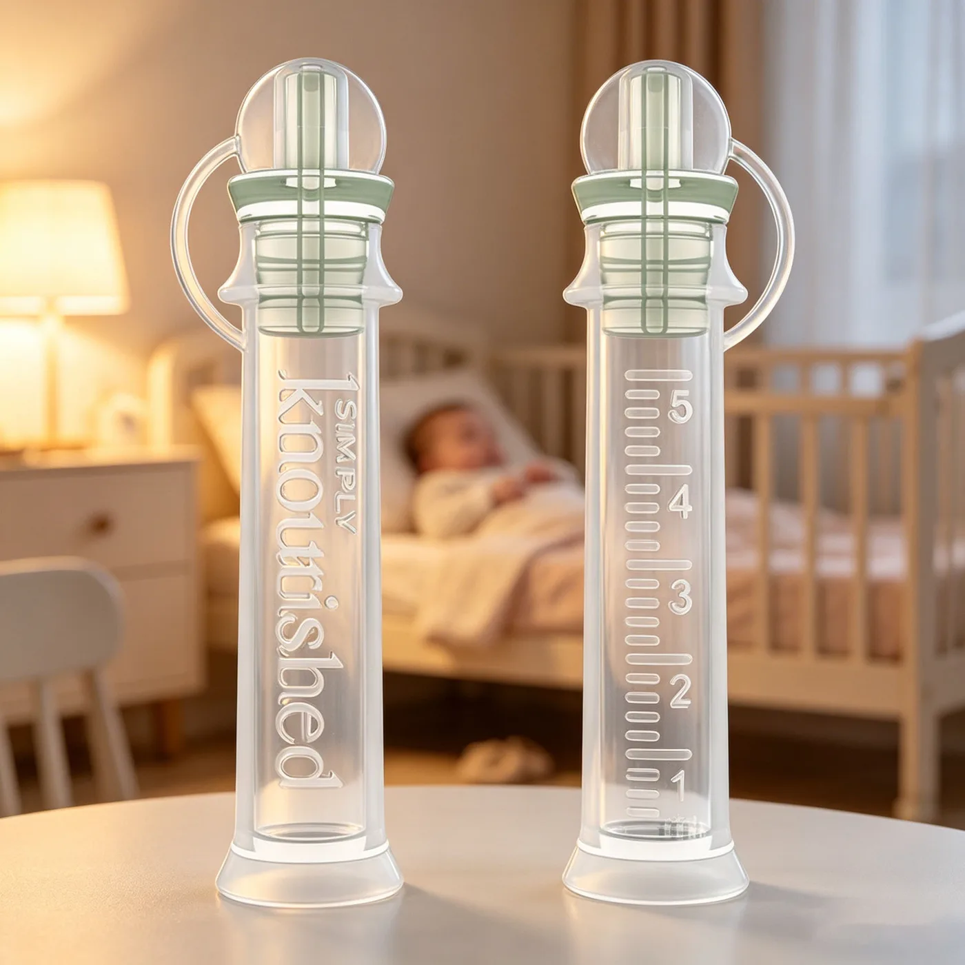 Silicone Colostrum Collector Wearable Milk Leak Catcher Breast Milk Storage Tube Colostrum Feeding - detail view 3