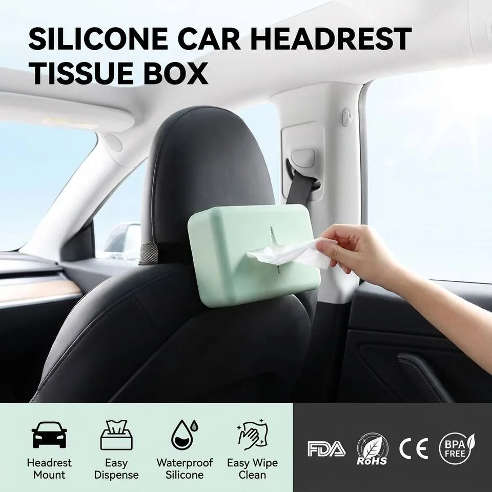Custom Different Shape Waterproofing Dustproof Food-grade Silicone Rubber Part Silicone Tissue Case - detail view 1