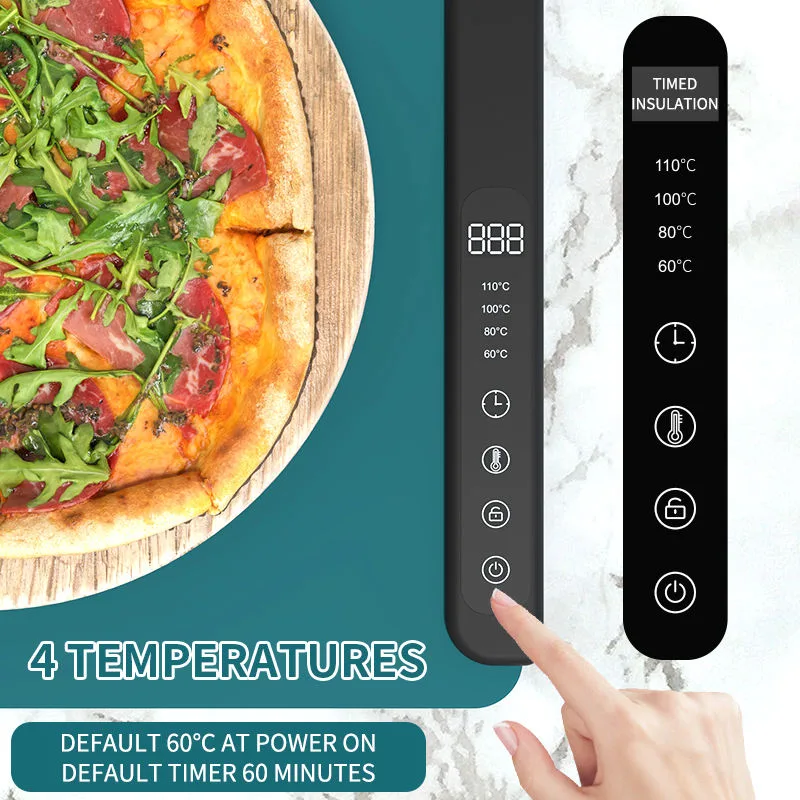 2026 New Arrivals Silicone Heat Pad Flexible Folding Kitchen Food Warmers Food Warming Mat - detail view 3