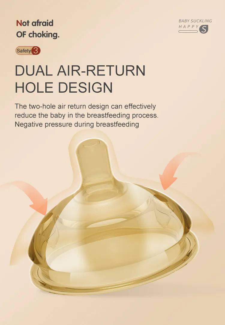 OEM Factory Custom BPA-Free Silicone Baby Feeding Bottle Set 150ml Capacity with Printed Pattern for 0-12 Months - detail view 11