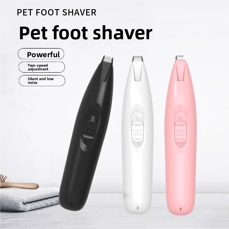 ABS Silent Electric Pet Hair Trimmer Grooming OEM Pet Cat Dog Foot Hair Shaver Trimmer - detail view 6