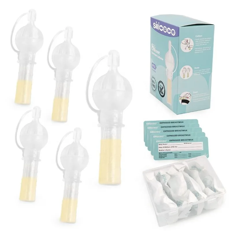 Multifunctional Hands Free Wearable Breast Pump Tube Breast Pump Portable Mama Manual Breast Milk Saver Collector Direct Feeding - custom silicone manufacturer