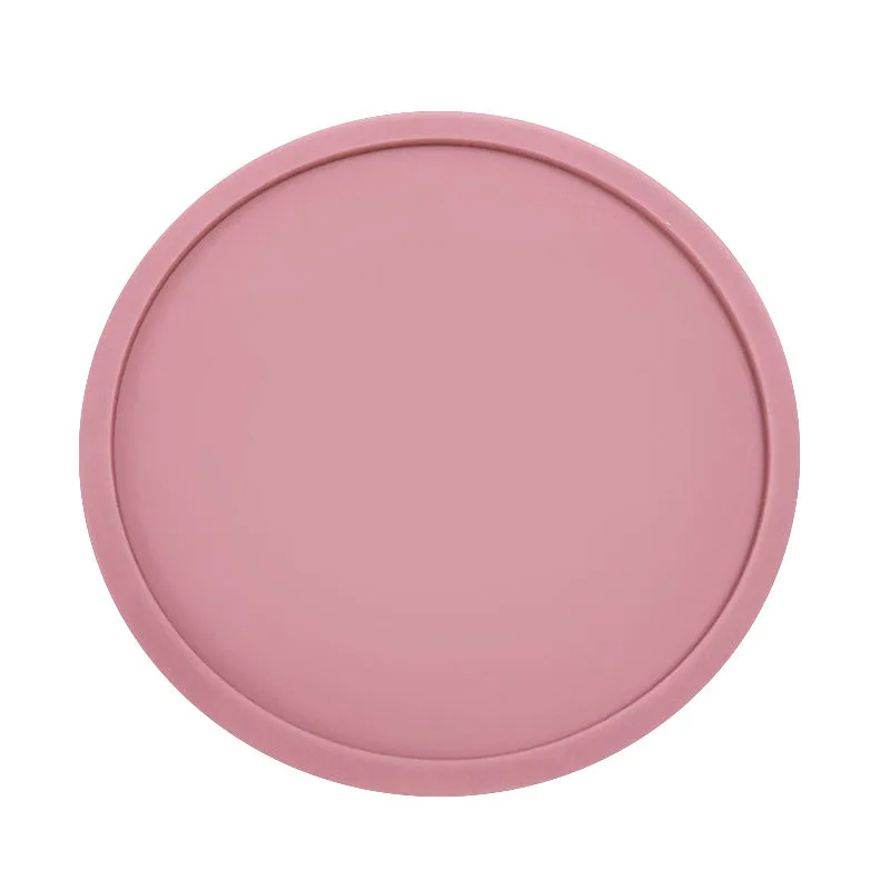 Waterproof Soft Non-slip Silicone Drink Coasters Cup Pad Mat for Tabletop Protection - detail view 4