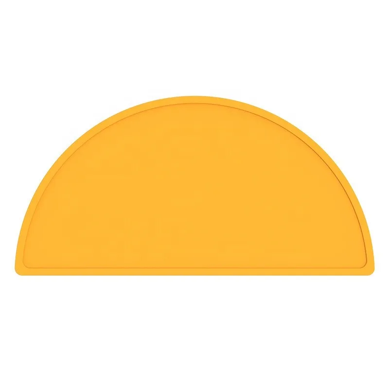 Bpa Free Reusable Portable Children Dining Food Mat Non-slip Baby Place Mat Waterproof Silicone Placemats for Kids - detail view 11