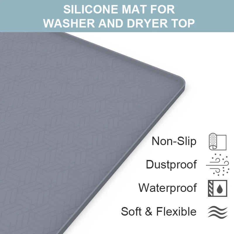 Modern Style Kitchen Anti-Slip Silicone Sink Mat Waterproof with Hole Protective Cabinet Mat Under Sink Mat - detail view 1