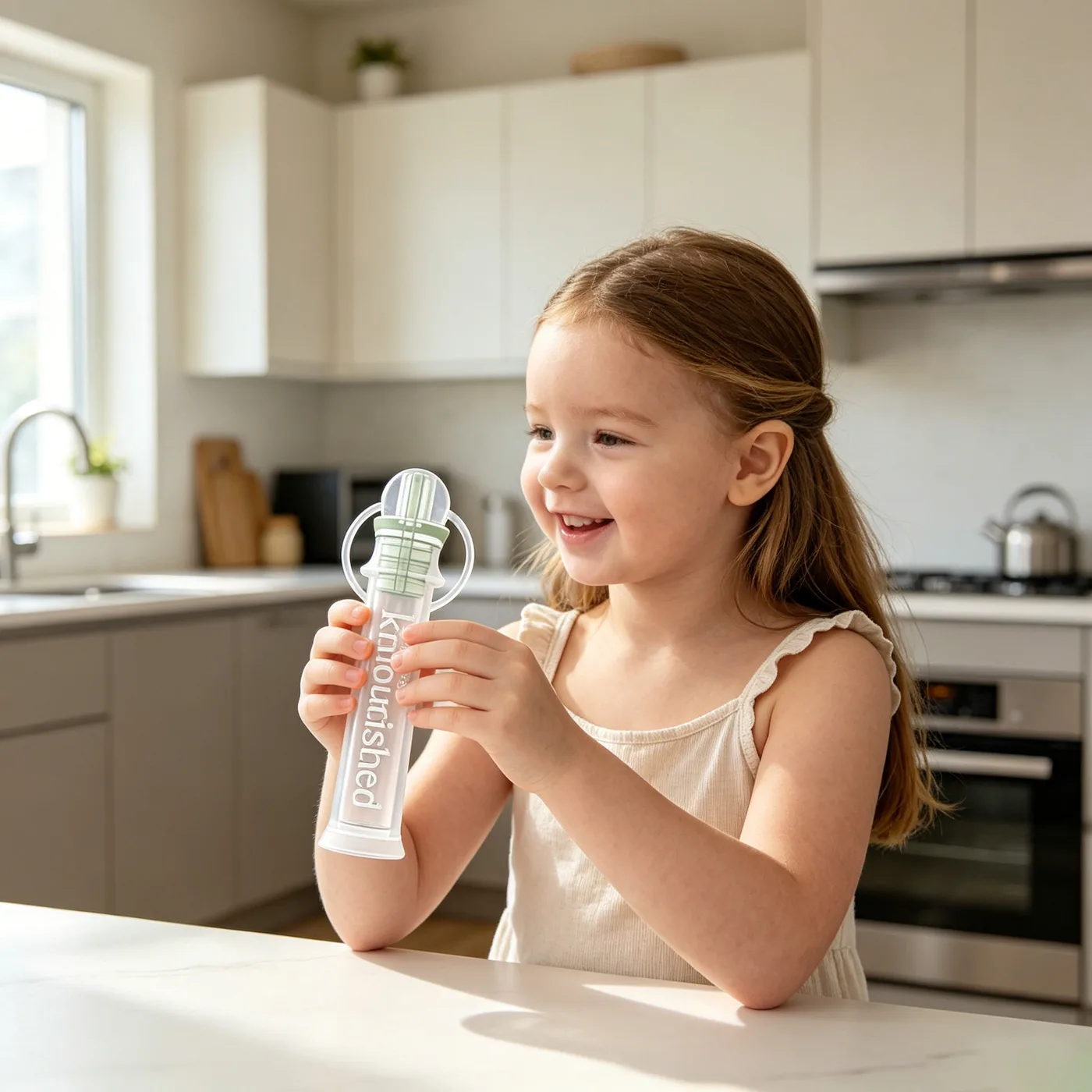Silicone Colostrum Collector Wearable Milk Leak Catcher Breast Milk Storage Tube Colostrum Feeding - detail view 2