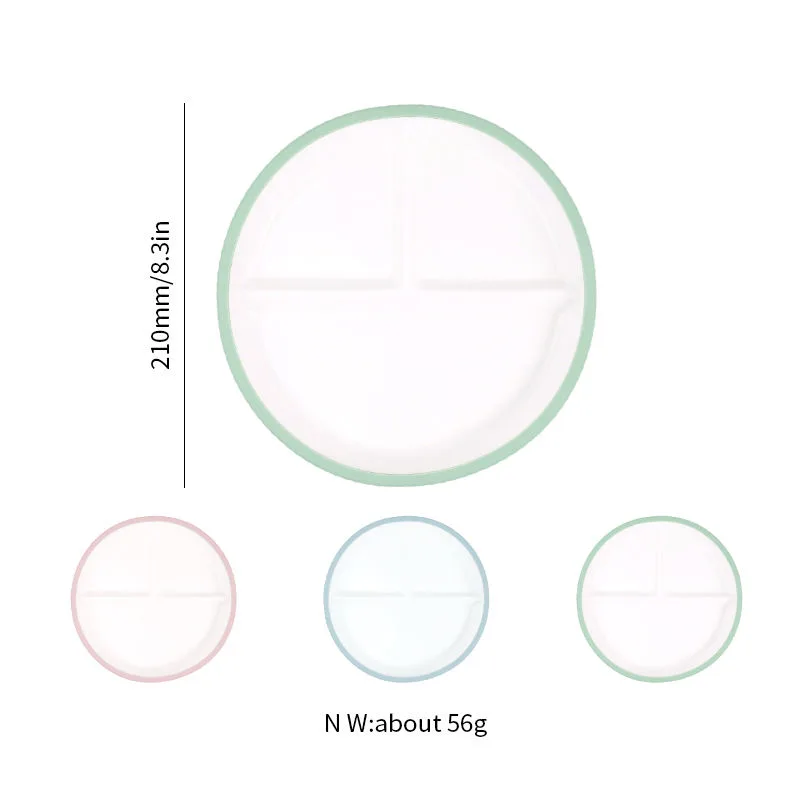 New Design BPA-Free Ceramic Kids Dining Plate Welcome Gifts Colorful Cartoon Porcelain Material Non-Toxic - detail view 5