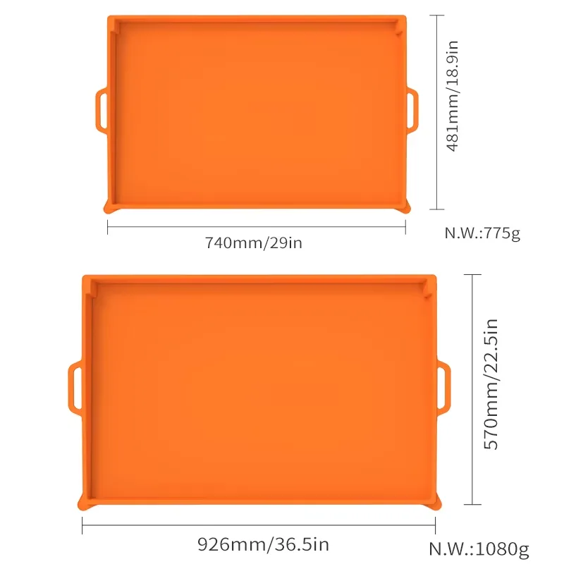 New Arrivals Silicone Protective Mat Cover BBQ Food Grade Protective Grill Cover for Blackstone - detail view 10