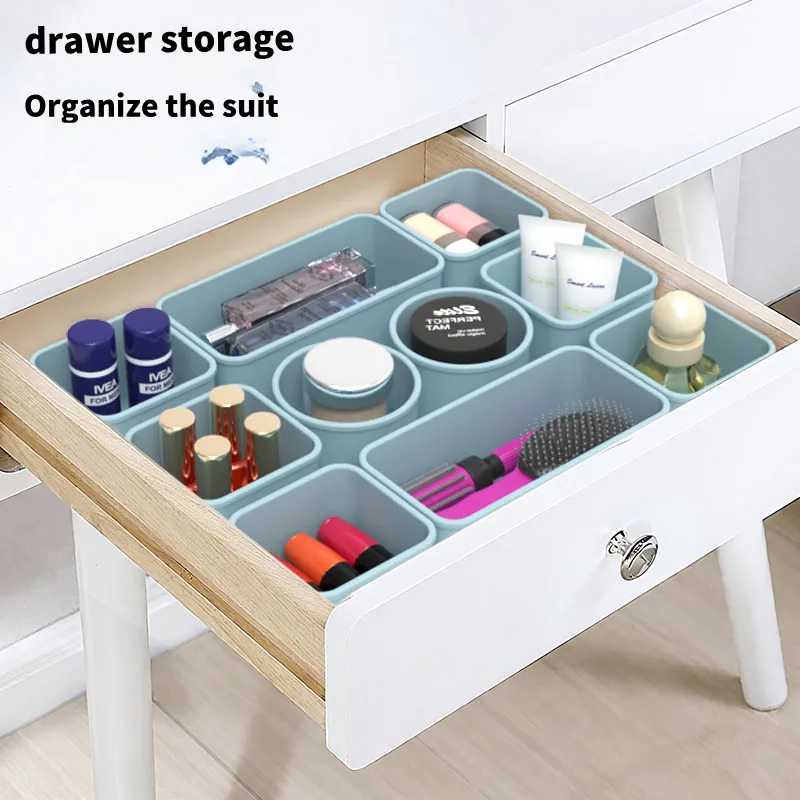 Silicone Make up Brush Nail Polish Lipstick Holder Case Organizer Storage Box - detail view 9