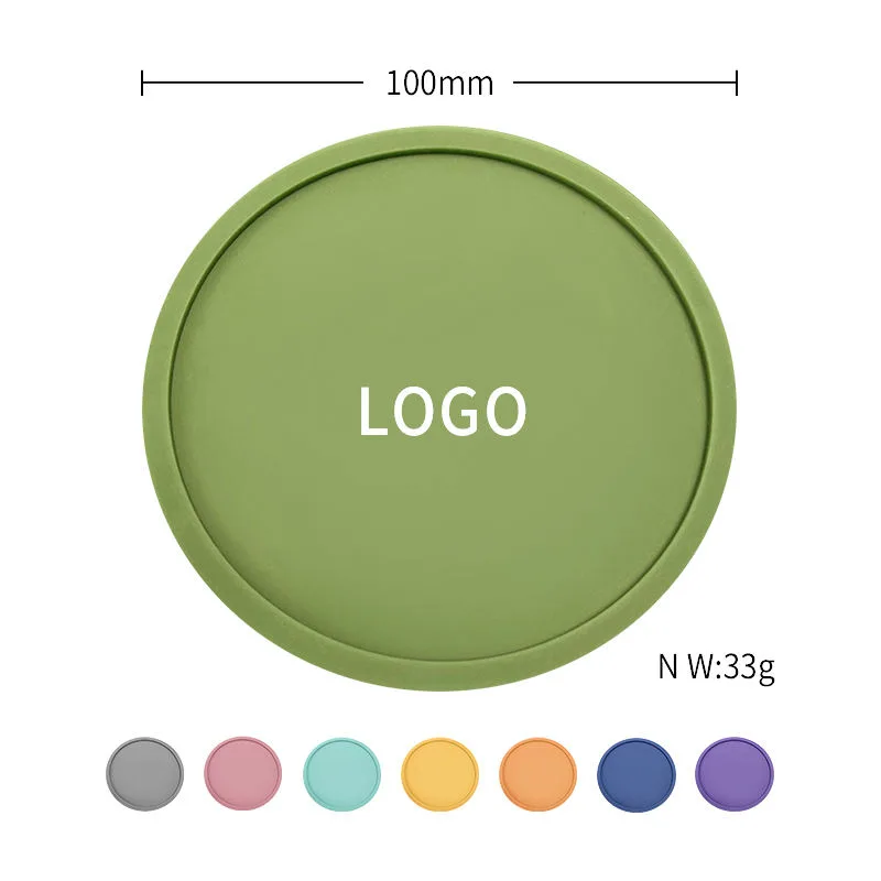 Waterproof Soft Non-slip Silicone Drink Coasters Cup Pad Mat for Tabletop Protection - detail view 3
