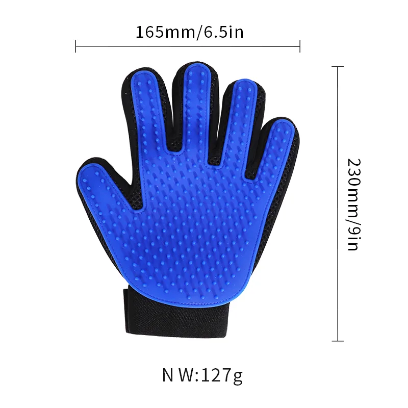 Silicone Pet Grooming Glove - Hair Removal & Massage - detail view 5