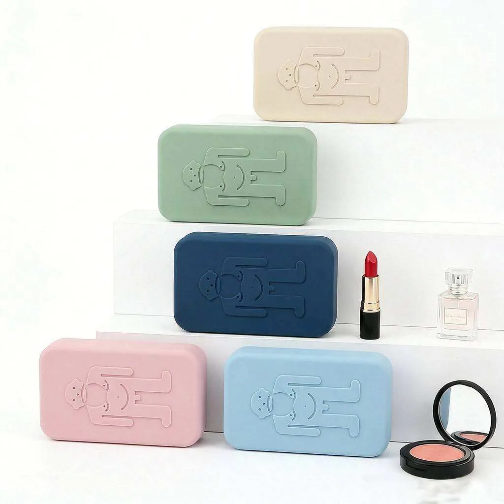 Custom Logo Silicone Makeup Bag Fashionable Multi-Functional Cosmetic Storage Zipper Bag - custom silicone manufacturer