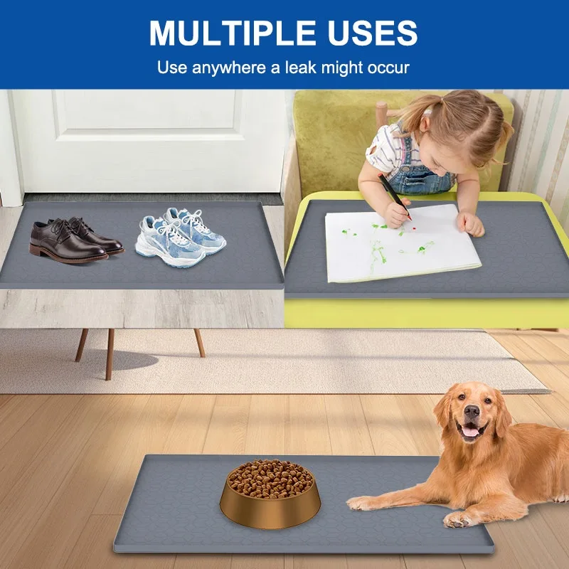 Silicone Under Sink Mat - Waterproof, Anti-Slip, Washable - detail view 3