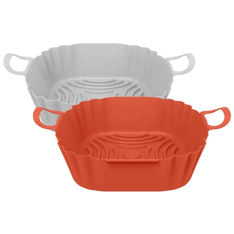 Air Fryer Silicone Pot 8 Inch - Food Safe Reusable Liner - detail view 3